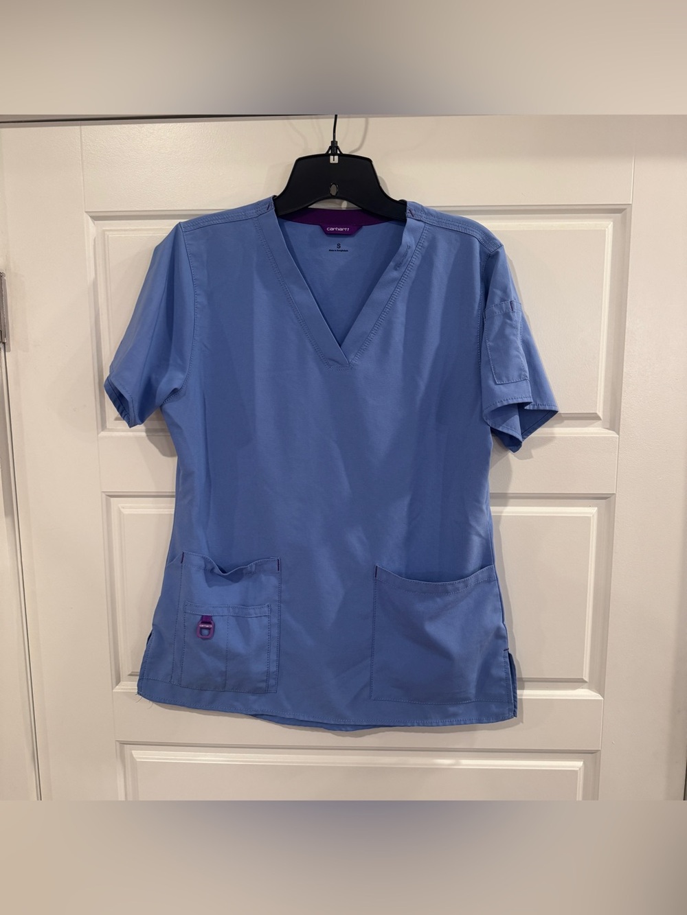 Carhartt Scrubs Set (Blue Top & Bottom) Size Small